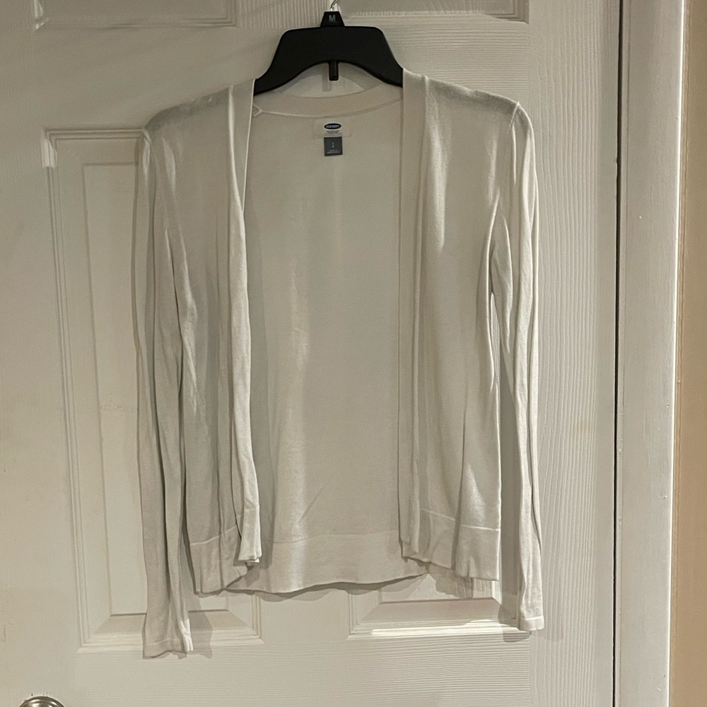 White Old Navy Cardigan (small)!